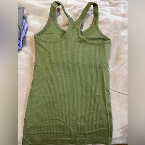 Like New - Lululemon - Ebb to Street Tank - Size 4 - Bronze Green